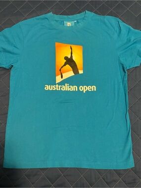 Official Australian Open Collection Tennis Tournament Men's Blue Size M